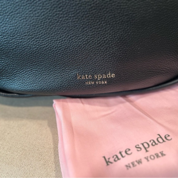 NWT KATE SPADE SMILE Large Shoulder Bag in Black!! Never used!! - Picture 3 of 15